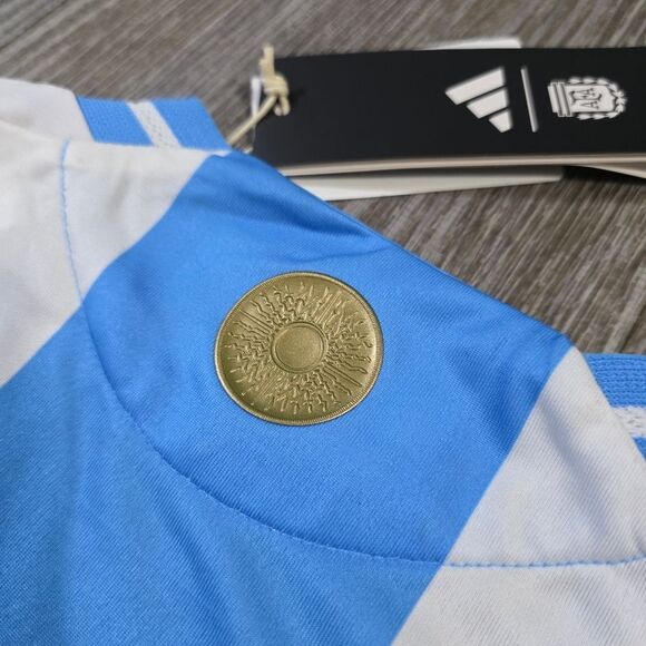 Adidas Argentina 2024 Home Jersey FIFA Soccer World Cup Messi Small S Blue White - Picture 10 of 14